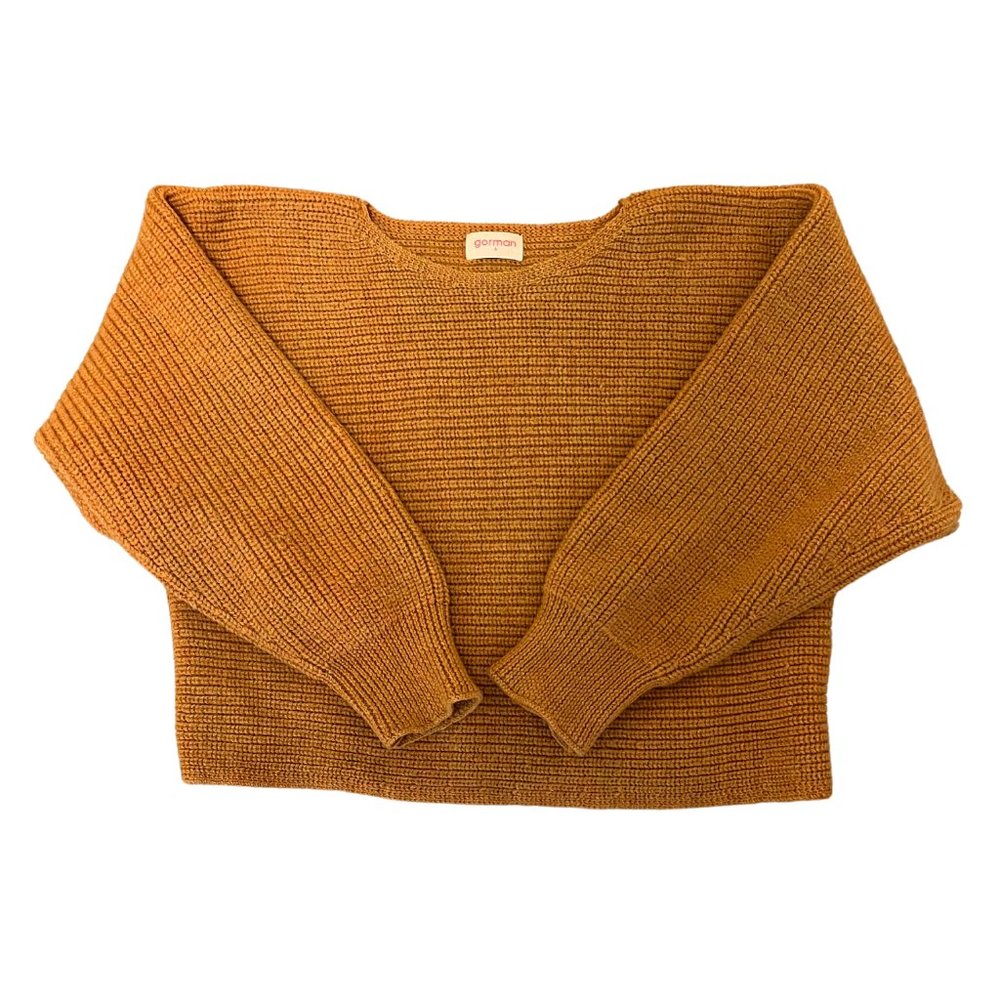 Gorman Orange Knit Cropped Sweater